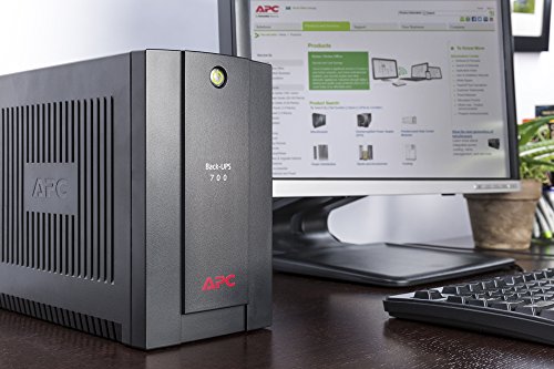 APC Back-UPS BX – Unterbrechungsfreie Stromversorgung 700VA, BX700U-GR (AVR, 4 Schuko Ausgänge, USB) schwarz - 3