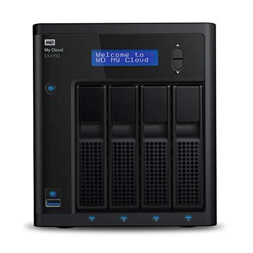 WD My Cloud EX4100 Leergehäuse - Expert Series - Network Attached Storage - 4-Bay NAS - WDBWZE0000NBK-EESN