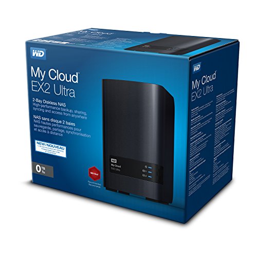 WD My Cloud EX2 Ultra Leergehäuse – Network Attached Storage – 2 Bay NAS – Streamen auf PC, Mobilgeräte, Spielkonsolen, Mediaplayer – WDBVBZ0000NCH-EESN - 4