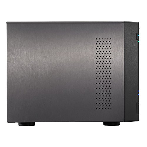 Asustor AS6204T 4-Bay NAS System (Intel Celeron, 4GB RAM, Gigabit-LAN mit Link-Aggregation, HDMI 1.4b, HotSwap, Raid 0, 1, 5, 6, 10 JBOD) schwarz - 4