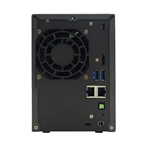 Asustor AS6302T 2-Bay NAS System (Intel Celeron- Apollo Lake, 2GB RAM, Gigabit-LAN mit Link-Aggregation, HDMI 2.0, HotSwap, Raid 0, 1, JBOD) schwarz - 4