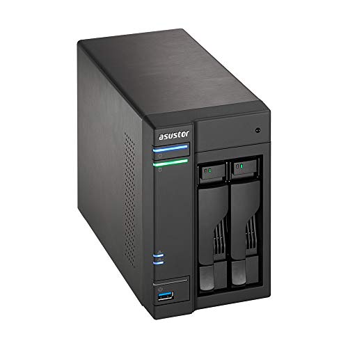 Asustor AS6302T 2-Bay NAS System (Intel Celeron- Apollo Lake, 2GB RAM, Gigabit-LAN mit Link-Aggregation, HDMI 2.0, HotSwap, Raid 0, 1, JBOD) schwarz - 6