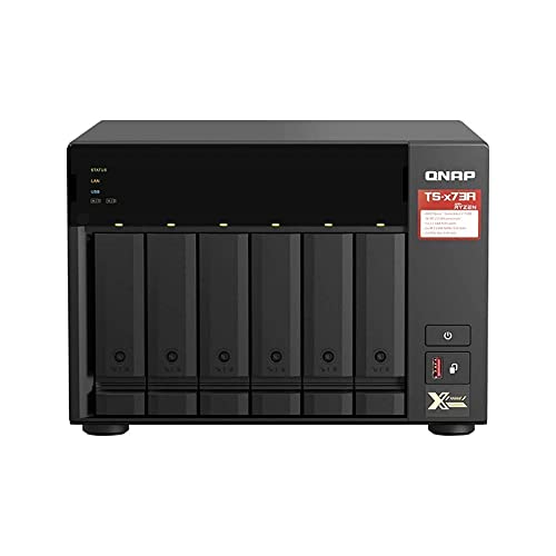 Qnap TS-673A-8G 6-Bay NAS, AMD Ryzen V1000 Series V1500B 4C/8T 2,2 GHz, One Size