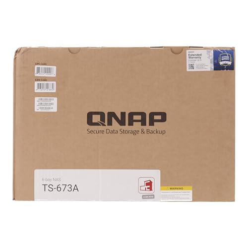 Qnap TS-673A-8G 6-Bay NAS, AMD Ryzen V1000 Series V1500B 4C/8T 2,2 GHz, One Size - 11