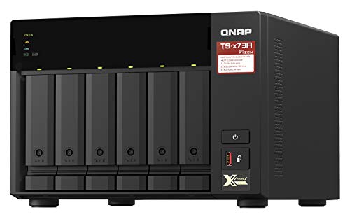 Qnap TS-673A-8G 6-Bay NAS, AMD Ryzen V1000 Series V1500B 4C/8T 2,2 GHz, One Size - 3