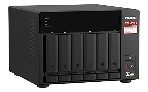 Qnap TS-673A-8G 6-Bay NAS, AMD Ryzen V1000 Series V1500B 4C/8T 2,2 GHz, One Size - 4