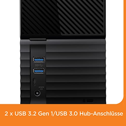 WD My Book Duo 36 TB RAID Desktop-Speicher (Passwortschutz, Sicherungssoftware, Hardwareverschlüsselung, USB 3.0, sofort mit RAID-0 einsatzbereit) - 5