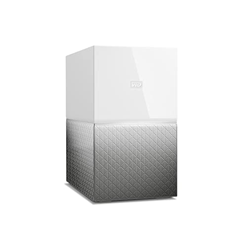 WD My Cloud Home Duo persönlicher Cloudspeicher 16 TB ( zentraler Ort zum Sichern von Dateien, mobiler Zugriff, automatische Backups, USB-Anschluss), Mechanische Festplatte