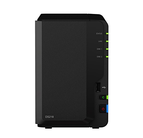 Synology DS218 8TB (2 x 4TB WD ROT) 2 Bay Desktop NAS-Einheit - 2