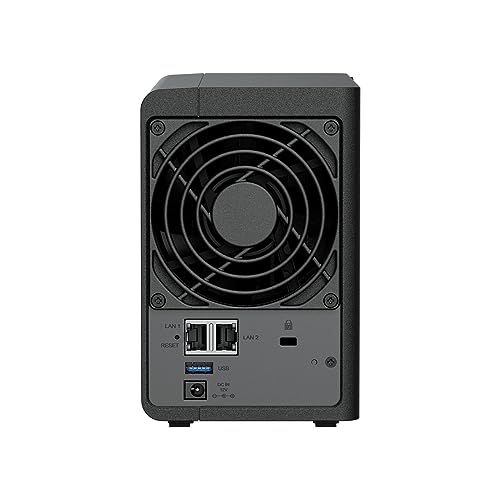 Synology DS224+ 2-Bay Diskstation NAS (Intel Celeron J4125 4-Core 2.0 GHz 2GB DDR4 RAM 2xRJ-45 1GbE LAN-Port) 4 TB Bundle mit 2 x 2 TB WD Red Plus HDDs (WD20EFZX - 68AWUN0) - 4