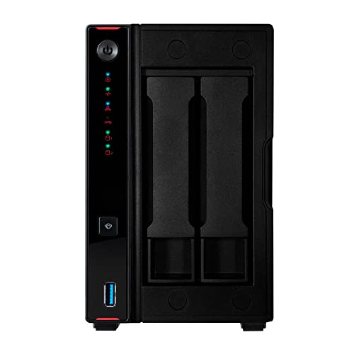Asustor AS5402T Nimbustor 2 Gen2-2 Bay NAS Netzwerkspeicher Gehäuse, Quad-Core 2,0GHz CPU, 4xM.2 NVMe SSD Steckplätze, 2x2,5GbE Anschlüsse, 4GB DDR4 RAM, Gaming-Inspirierten NAS - 8