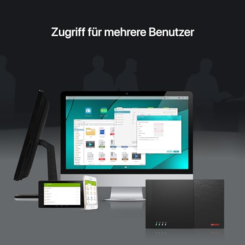 Asustor Flashtor 6 FS6706T - 6 Bay Reine M.2-SSD-NAS Netzwerkspeicher Gehäuse, Quad Core 2.0GHz, Six M.2 SSD Slots, Dual 2.5GbE Ports, 4GB RAM DDR4 (Diskless) - 5