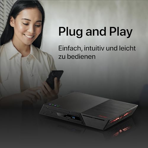 Asustor Flashtor 6 FS6706T - 6 Bay Reine M.2-SSD-NAS Netzwerkspeicher Gehäuse, Quad Core 2.0GHz, Six M.2 SSD Slots, Dual 2.5GbE Ports, 4GB RAM DDR4 (Diskless) - 6
