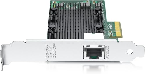 10Gtek für Intel X550-T1 10GbE PCI-E NIC Netzwerkkarte, Single Copper RJ45 Port with X550-AT2 Controller, 10Gbit PCI Express x4 LAN Adapter, Support Windows Server/Linux/ESX - 5