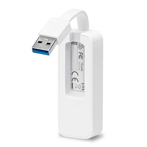 TP-Link UE300 USB auf Ethernet Adapter, USB 3.0 zu RJ45 1000Mbps Ethernet LAN Netzwerkadapter, Plug-and-Play in Windows 11/10, Mac OS und Linux OS, Faltbares und tragbares Design - 2