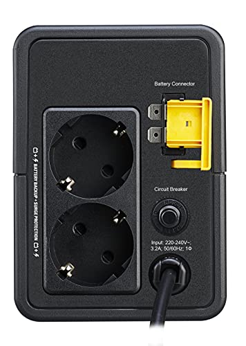 APC by Schneider Electric Easy UPS - BVX700LI-GR - unterbrechungsfreie Stromversorgung 700 VA mit Schuko Ausgängen, Batteriesicherung & Überspannungsschutz, Backup-Batterie mit AVR, LED-Anzeigen - 3