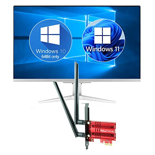 WLAN Karte, Intel AX210 Bluetooth5.2, Bis zu 5400Mbit/s Tri-Bands(6G/5G/2.4G) WLAN PCIe WiFi 6 Karte für Windows 11/10(64bit) - 9