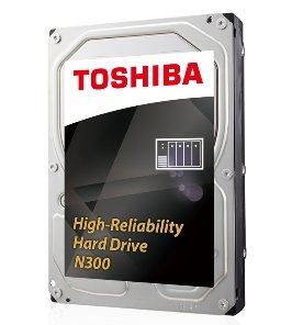 Toshiba 4TB N300 NAS 3.5’’ SATA Internal Hard Drive. 24/7 Operation, Supports 1-8 bay systems, 128MB Cache, 180TB/Year workload, 3yr Warranty (HDWQ140UZSVA). - 4