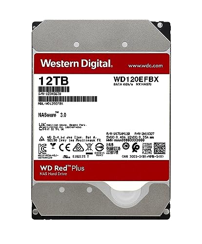 WD Red Plus 12TB NAS 3.5