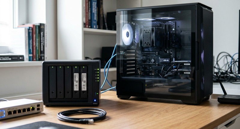 NAS Server vs. PC als Server – Vergleich NAS Server vs. PC als Server – Vergleich